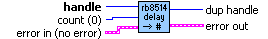 RB8514 DELAY Set Delay Count
